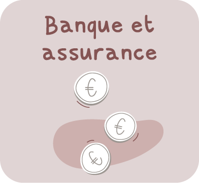 Bouton : Banque et assurance