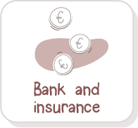 Button: Bank and insurance